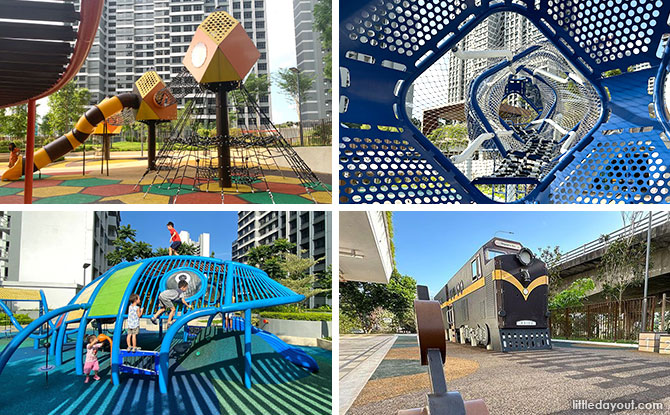 Clementi NorthArc Playgrounds: Bee Hives, Whale, Train & More Clementi NorthArc Playgrounds: Bee Hives, Whale, Train & More