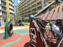 Clementi Peaks Playgrounds: Wagon-Shaped Huts