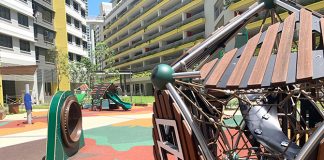 Clementi Peaks Playgrounds: Wagon-Shaped Huts