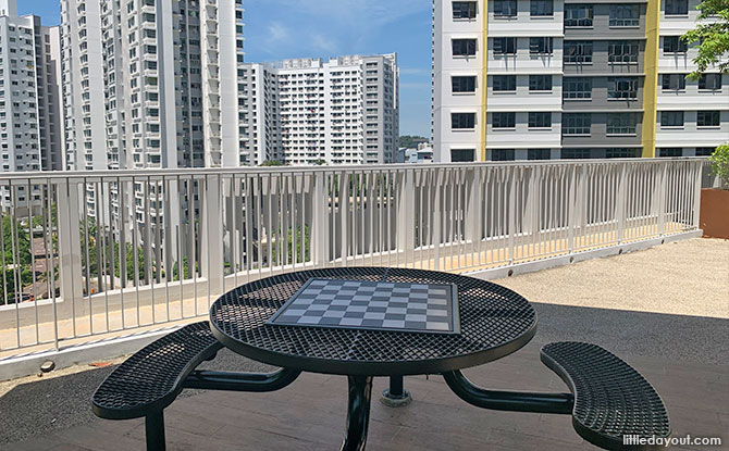 Chess table at Clementi Peaks