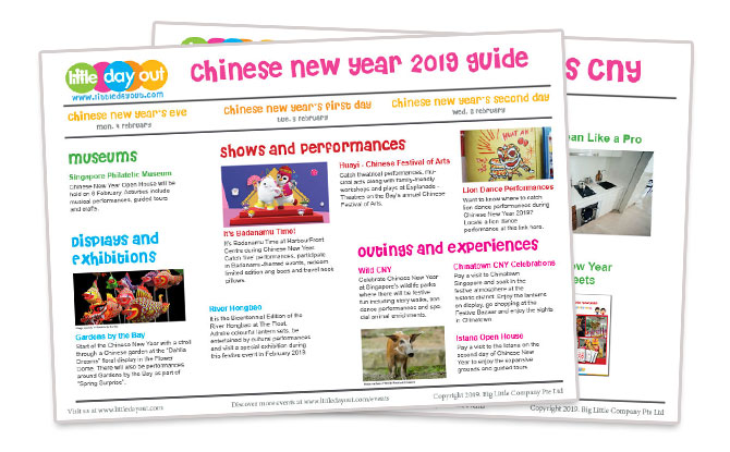 Little Day Out's Guide to Chinese New Year 2019