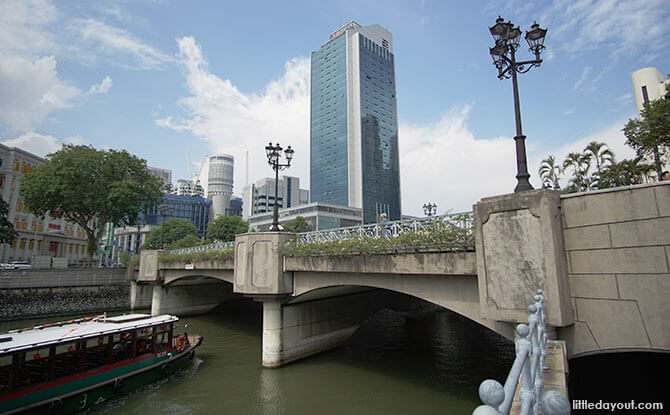 Coleman Bridge, Bridge over the Singapore River