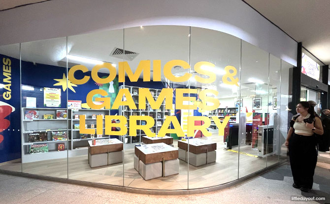 Comics And Games Pop-Up Library At Punggol Coast Mall Comics And Games Pop-Up Library At Punggol Coast Mall