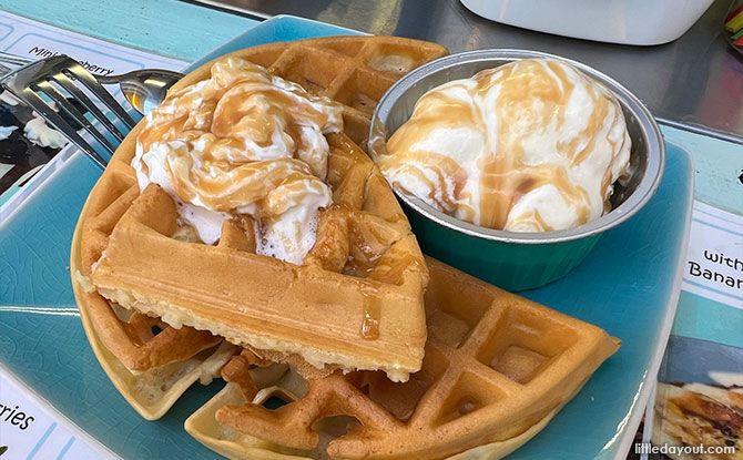 Waffles at Cosford Container Park