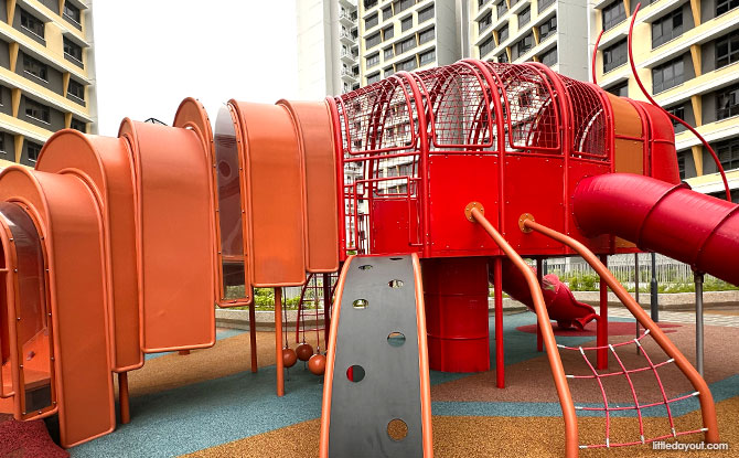 Costa Grove Playgrounds: Lobster Play, Mudskipper Slide & More 3 Lobster playground at Costa Grove