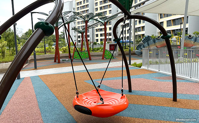 Costa Grove Playgrounds: Lobster Play, Mudskipper Slide & More 6 basket swing