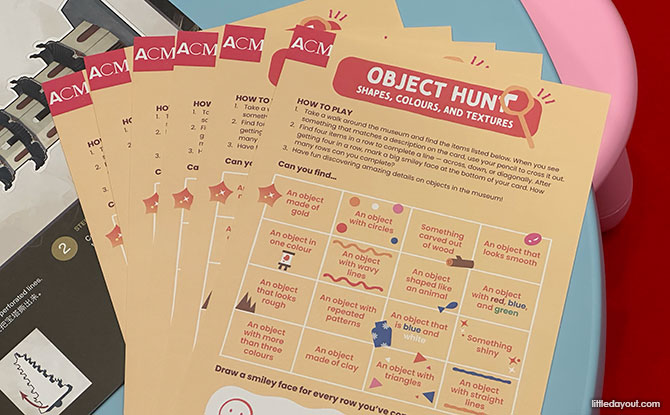 Object Hunt sheets