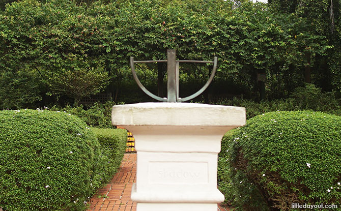 Sundial at Singapore Botanic Gardens