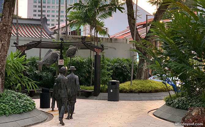 Seating at Telok Ayer Green