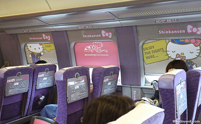 Hello Kitty Shinkansen Interior