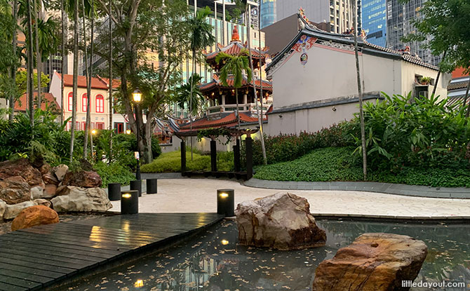 Telok Ayer Green - Park next to Amoy Street