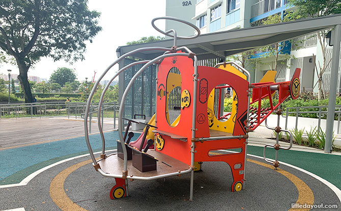 Helicopter playground at Dakota Breeze