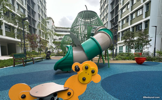 Dakota One Playground: Coconuts & Village Life 2 Coconut Playground at Dakota One