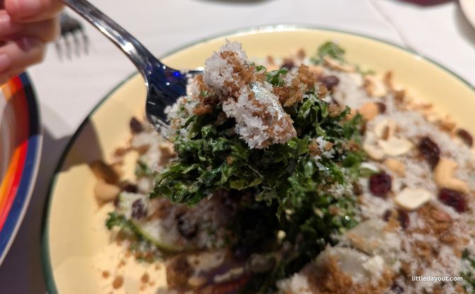 Dancing Crab Review: Enjoy Seafood Right Next To Sentosa 2 Anchovy Kale Salad