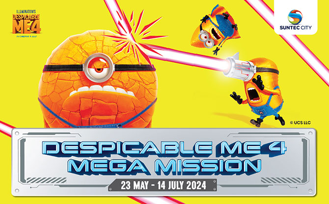 Best Things to Do During the June School Holidays 2024 in Singapore Despicable Me 4 Mega Mission at Suntec City