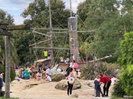 Diana, Princess of Wales' Memorial Playground In Kensington Gardens, London