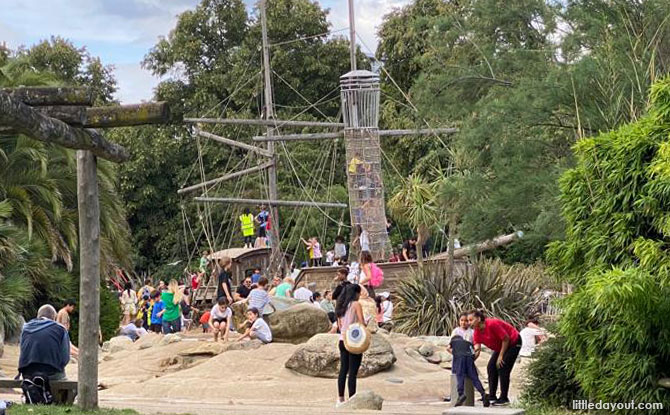 Diana, Princess of Wales' Memorial Playground In Kensington Gardens, London