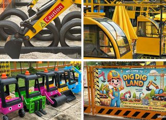 Dig Dig Land: Construction Playground With Kid-Sized Excavators & Cranes Dig Dig Land: Construction Playground With Kid-Sized Excavators & Cranes