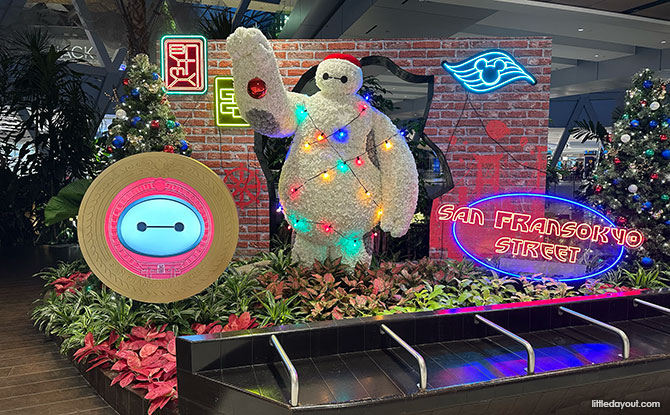 Disney-themed topiaries