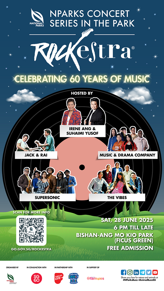 What to Expect at NParks Concert Series In The Park: Rockestra in June 2025 at Bishan-Ang Mo Kio Park