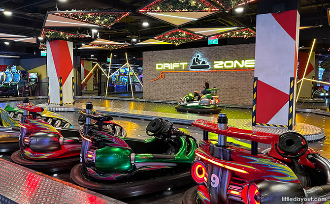 Maxi Drift Bumper Cars at Timezone Jurong Point