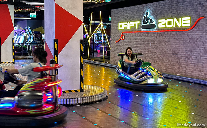 Drifting bumper cars