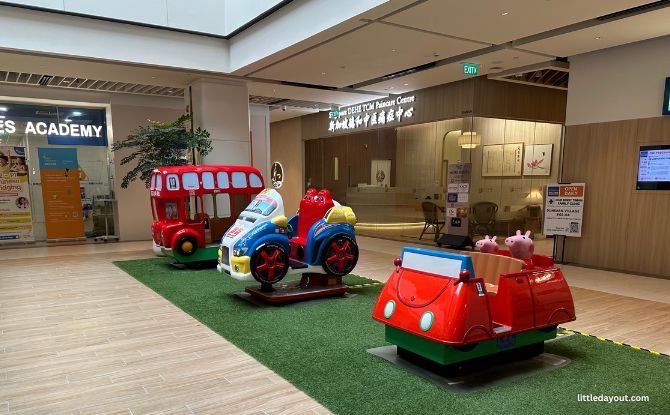 Dunearn Village: Food, Enrichment Schools, Shops & Kid-Friendly Things To Do 5 coin-operated kiddy rides
