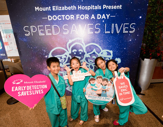 Mount Elizabeth Hospitals’ Doctor for a Day - Speed Saves Lives Programme