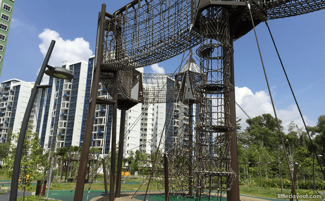 Tampines Green Forest Park Climbing Playground