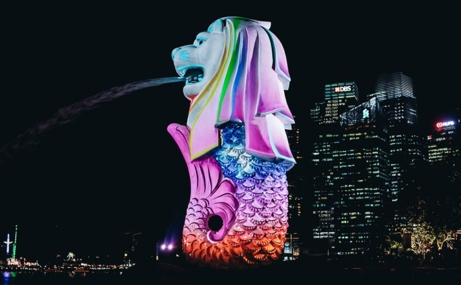 Light Projections At Marina Bay: Build A Dream In The Countdown To 2019
