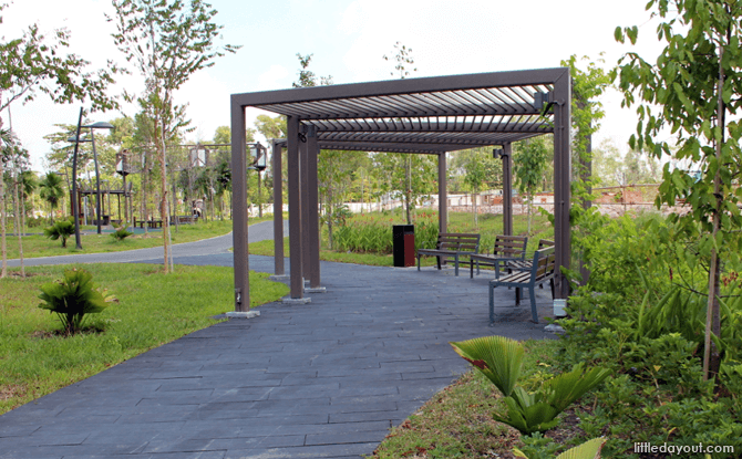 Green spaces at Tampines Green Forest Park