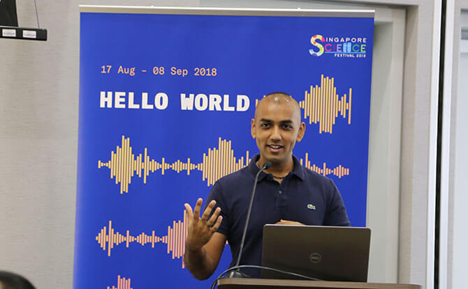 Abhilash Murthy, Founder, CEO, Bus Uncle Company at the SSF 2018 Media Preview.