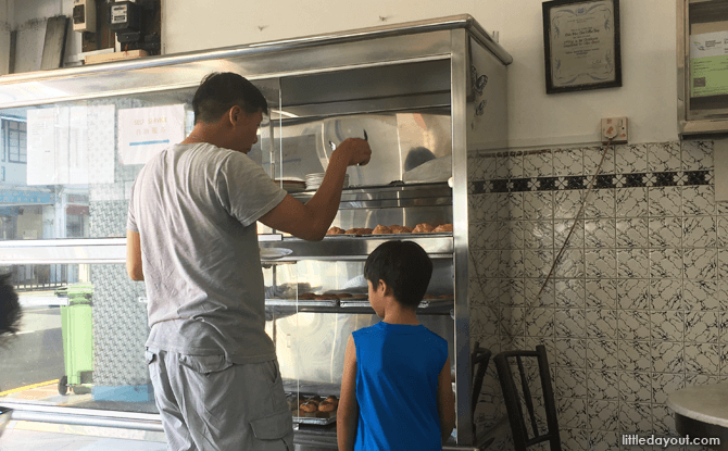 Self-service from the cake counter at Chin Mee Chin