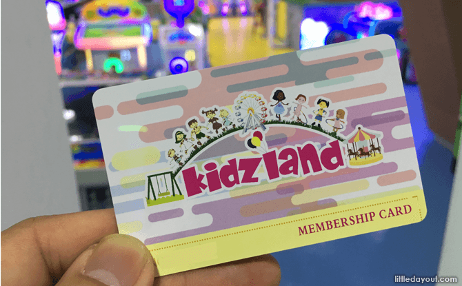 Top Up Card at Kidzland