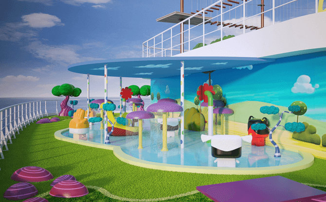 Artist impression of the Toonix Pool on Cartoon Network Wave. All illustrations are subject to change without prior notice.