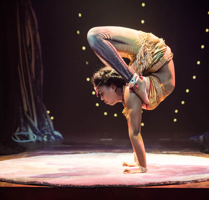 Contortionist at Circus 1903