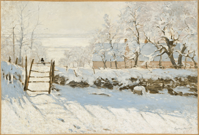 La Pie (The Magpie), Claude Monet