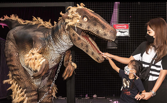 Jurassic Dinosaur – Adventure Park At Downtown East Extended Till 20 March`