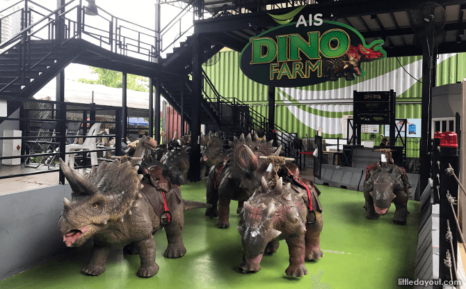 Dino Farm rides at Dinosaur Planet