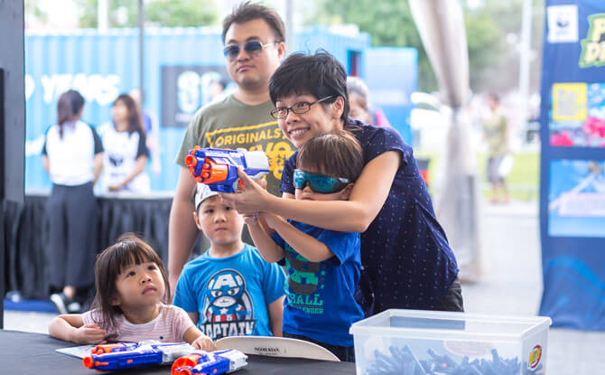 Games at the Earth Hour Village