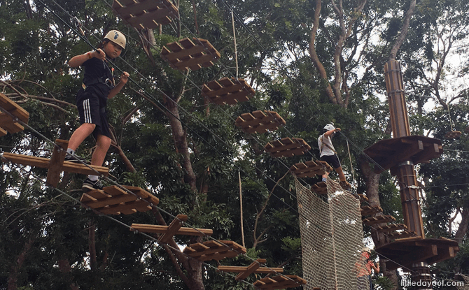 Forest Adventure's Kids Course at Bedok Reservoir Park