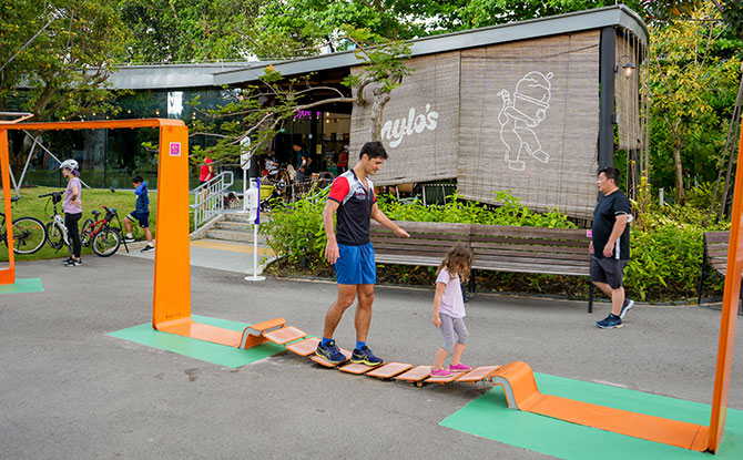 Active Garden At Gardens By The Bay: Green Space Along The Waterfront Promenade