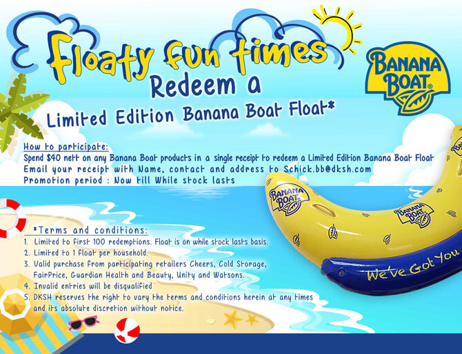 Redeem a Banana Boat Float