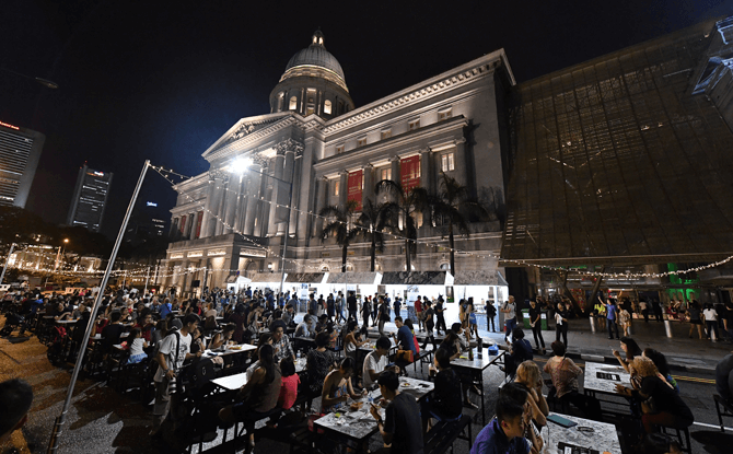 Food Street at Civic District Outdoor Festival