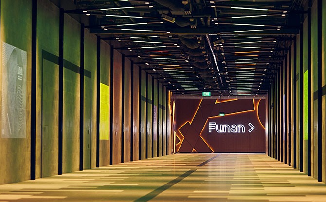 Funan Gets A New Underground Pedestrian Link That Connects It To City Hall MRT Station