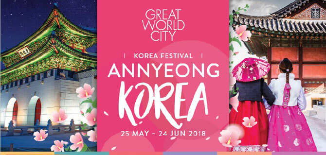 Korean festival Annyeong at Great World City