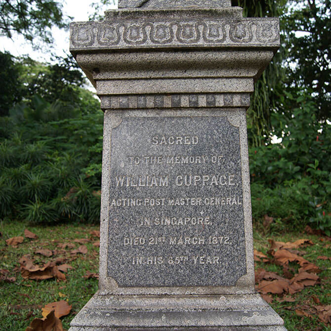 William Cuppage Gravestone