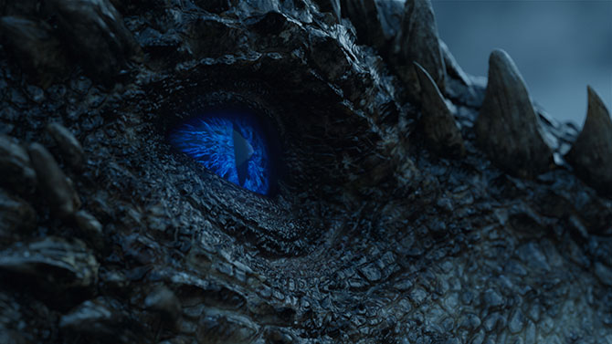 Viserion, the Night King’s Ice Dragon from the HBO Original series GAME OF THRONES