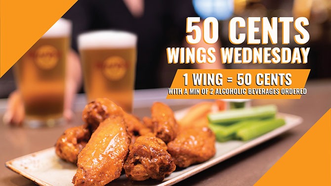 50 Cents Wings On Wednesdays At Hard Rock Café Singapore March 2021