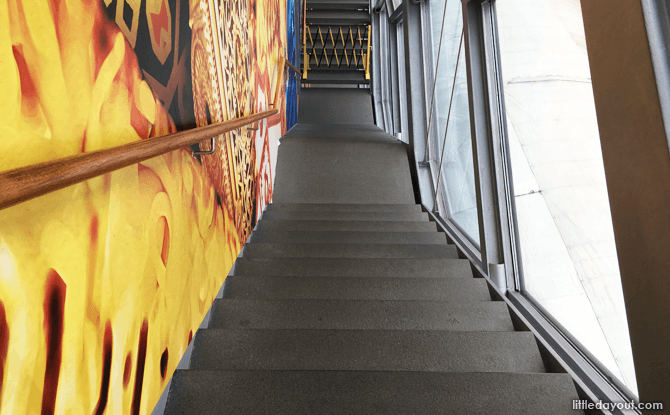 Facade Stairs at Indian Heritage Centre